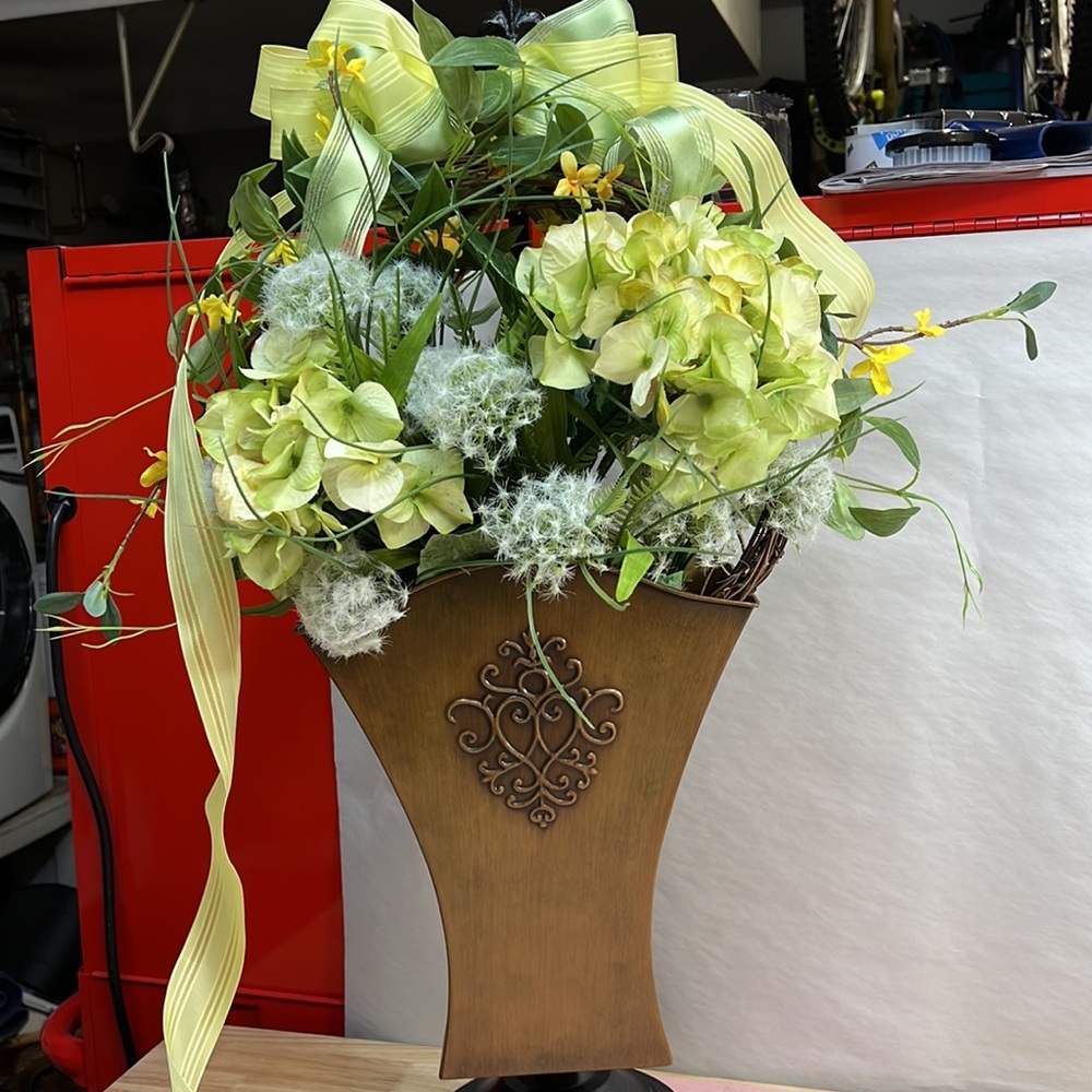 SL@H FLOWER MARKET DOOR BUCKET VINTAGE HANGING BASKET - Picture 9 of 12